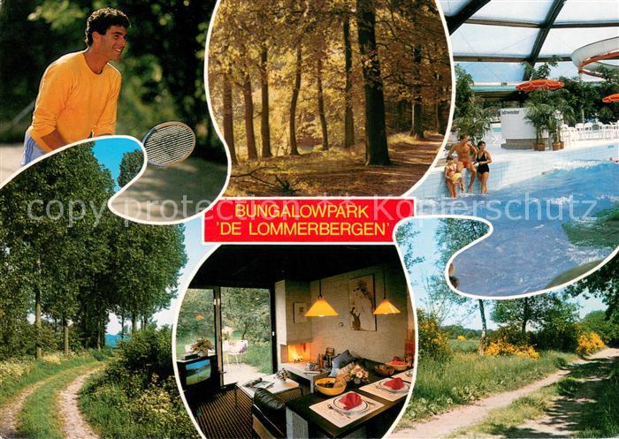 Reuver Bungalowpark De Lommerbergen Tennis Sportzentrum Waldpartie