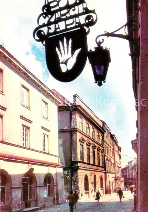 Lublin Lubelskie Stare Miasto Ulica Bramowa Altstadt Tuerschild