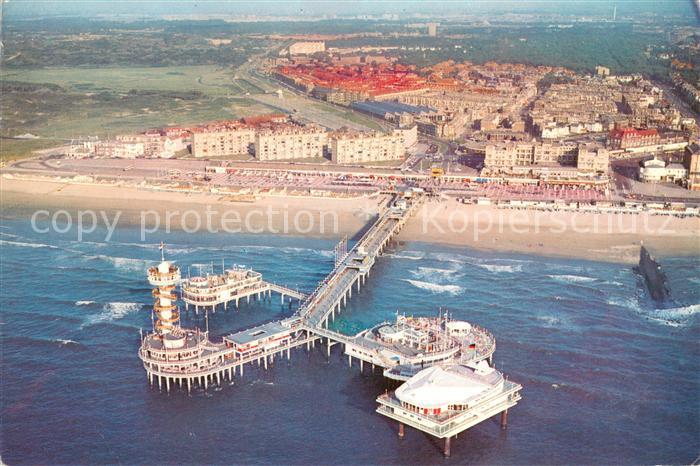 Scheveningen Pier Seebruecke Fliegeraufnahme