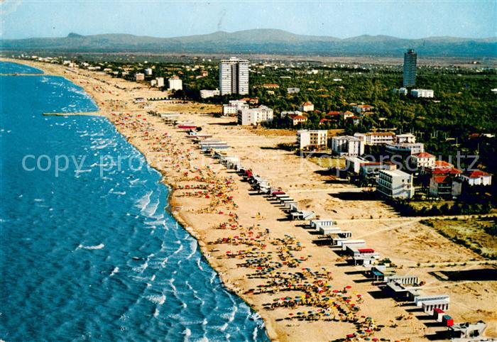 Milano Marittima Strand Fliegeraufnahme