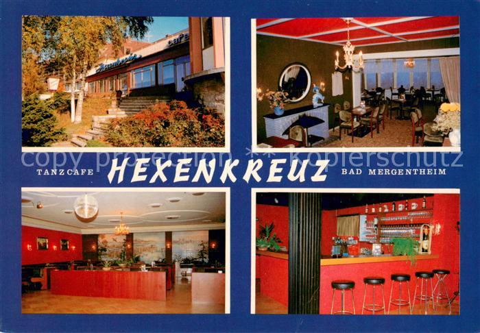 Bad Mergentheim Tanz Cafe Hexenkreuz Gastraum Bar