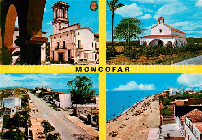 Moncofar Playa Plaza del Caudillo Ermita de Sta Magdalena Avda Silvestre Segarra