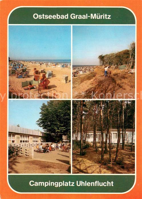 Graal-Mueritz Ostseebad Campingplatz Uhlenflucht Strandpartien