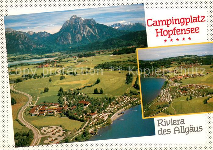 Hopfen See Fliegeraufnahme Internationaler Campingplatz Hopfensee