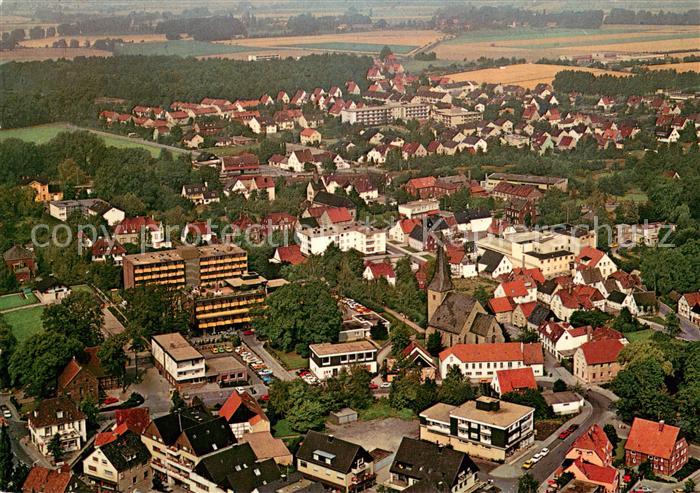 Bad Sassendorf Fliegeraufnahme Moor und Soleheilbad