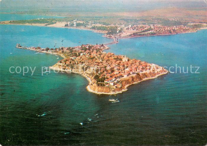 Nessebar Nessebyr Nessebre Fliegeraufnahme