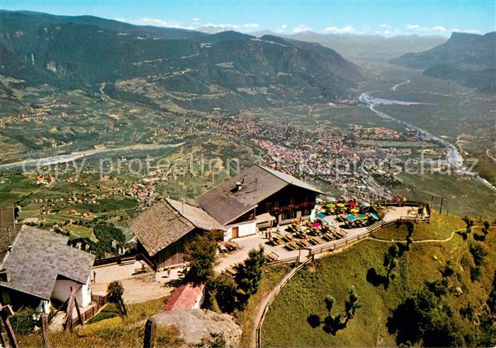 Dorf Tirol Berggaststaette Talblick Fernsicht Alpenpanorama