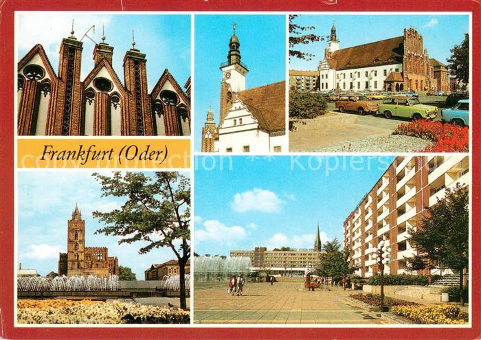 Frankfurt Oder Rathaus Marienkirche Hotel Stadt Frankfurt