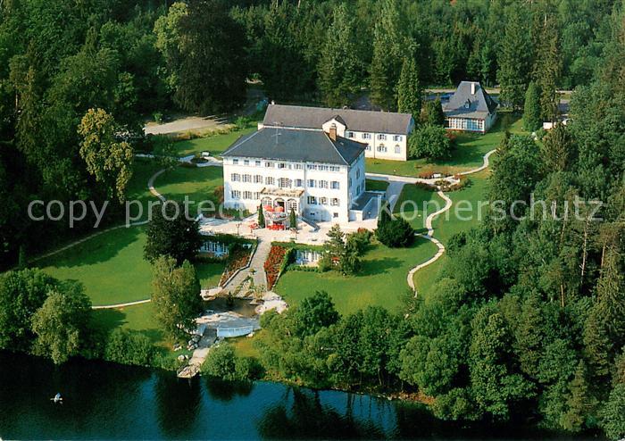 Laufen Salzach Schlossklinik Abtsee Fliegeraufnahme