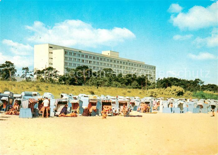 Zinnowitz Ostseebad FDGB Feriendienst IG Wismut Ferienheim Roter Oktober Strand