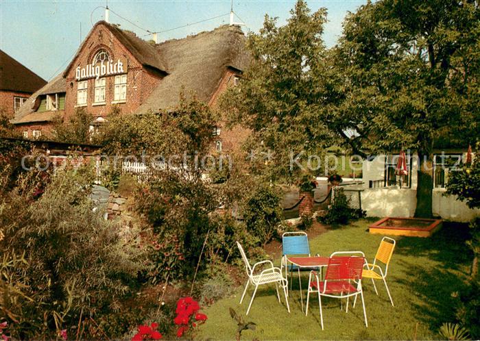 Norderhafen StrandCafe Halligblick Restaurant Gaestehaus Garten