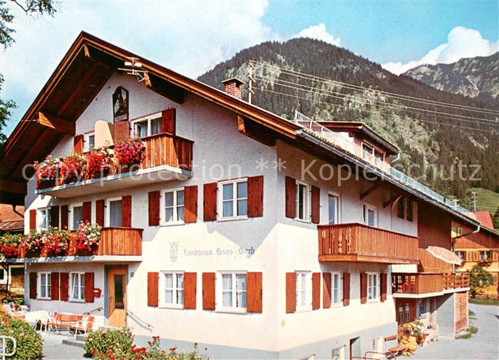 Bad Oberdorf Landhaus Haas Bach Allgaeuer Alpen