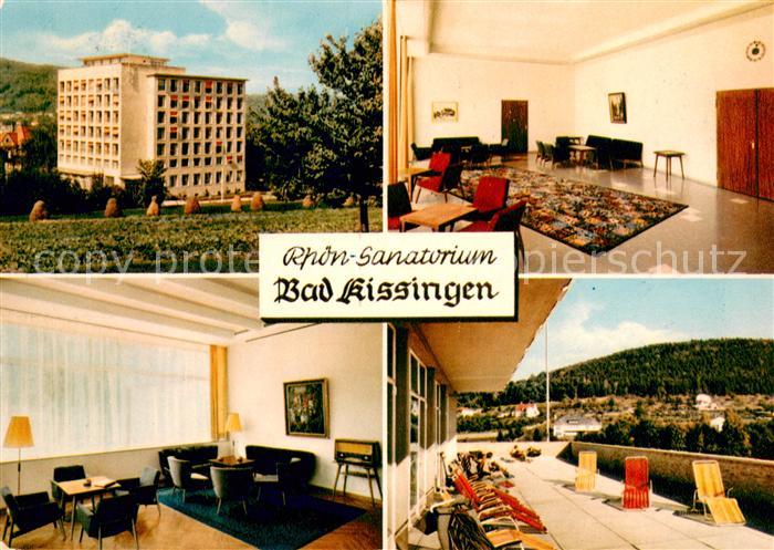 Bad Kissingen Rhoen Sanatorium Halle Terrasse