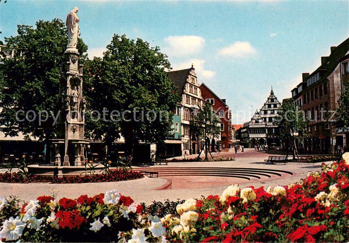 Paderborn Marienplatz Brunnen