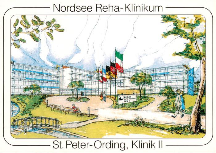 St Peter-Ording Nordsee Reha Klinikum Kuranlage Westkuestenpark Kuenstlerkarte