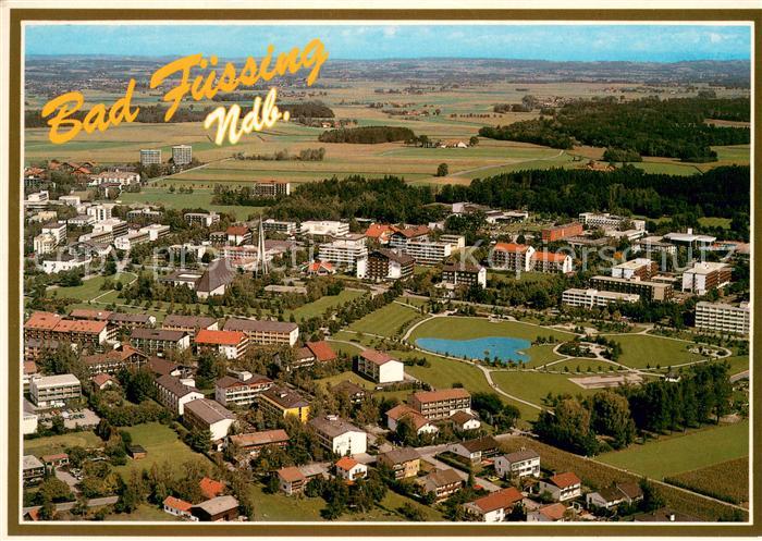 Bad Fuessing Thermalbad Freizeitpark Kurpark Fliegeraufnahme