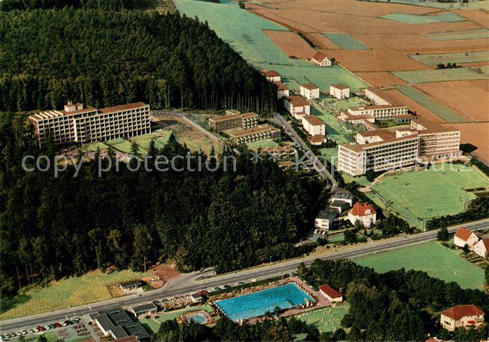 Bad Driburg Sanatorium Berlin Fachklinik Rosenberg im Eggegebirge Fliegeraufnahm
