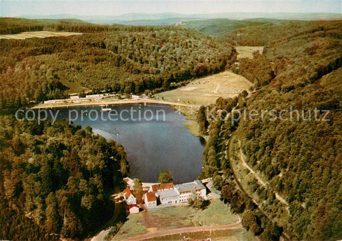 Gelterswoog See Terrassenhotel Fliegeraufnahme