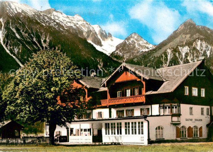 Pinswang Tirol Gasthaus zum Schluxen Alpen
