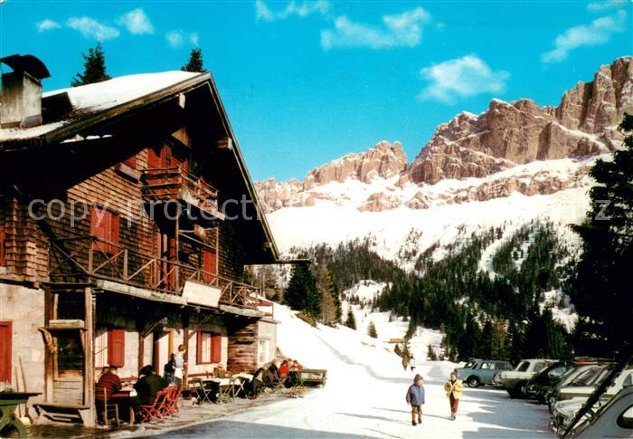 Passo Costalunga Rifugio Duca di Pistoia Karerpass Tscheinerhuette Dolomiten