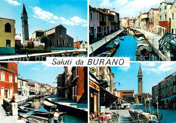 Burano Teilansichten Zentrum Kanal