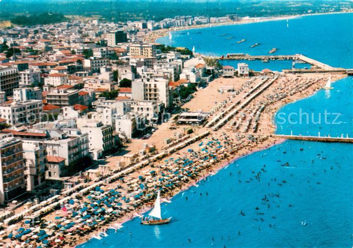 Gabicce Mare dall'aereo