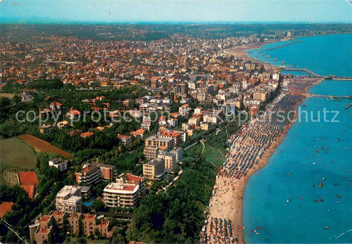 Gabicce Mare e Cattolica dall'aereo