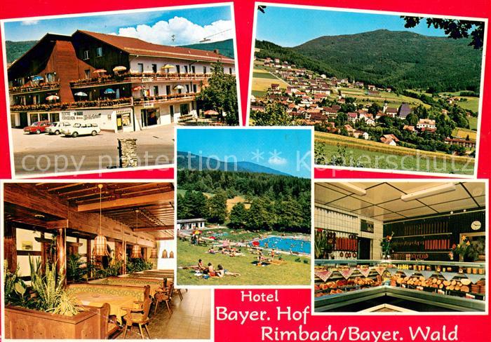 Rimbach Bayrischer Wald Hotel Bayerischer Hof Restaurant Metzgerei Freibad Panor