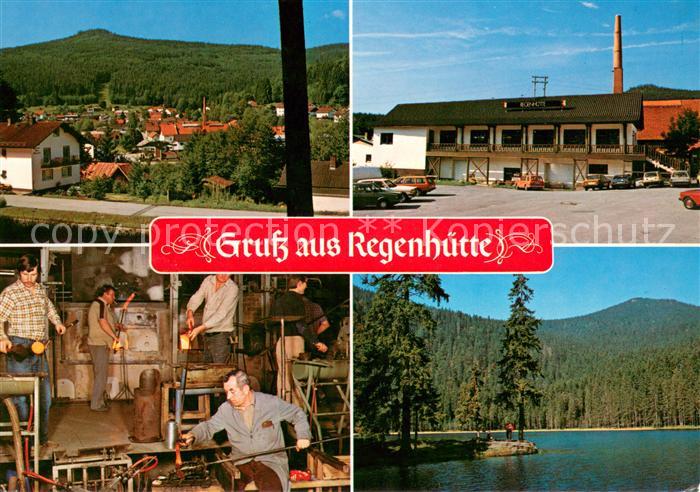 Regenhuette Bayerisch Eisenstein am Gr Arber Gaststube Seepartie