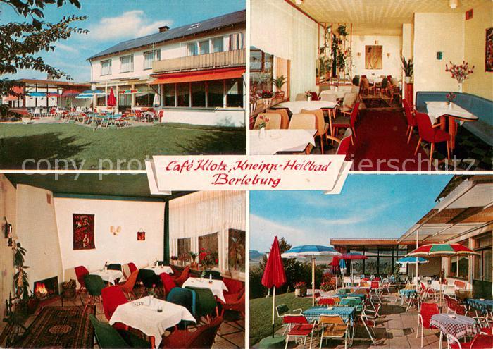 Berleburg Bad Konditorei Cafe Klotz Gastraeume Terrasse