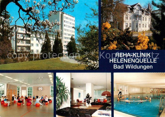 Bad Wildungen Reha Klinik Helenenquelle Gymnastiksaal Foyer Hallenbad