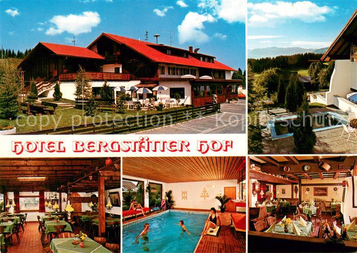 Knottenried Allgaeu Hotel Bergstaetter Hof Gaststaette Hallenbad