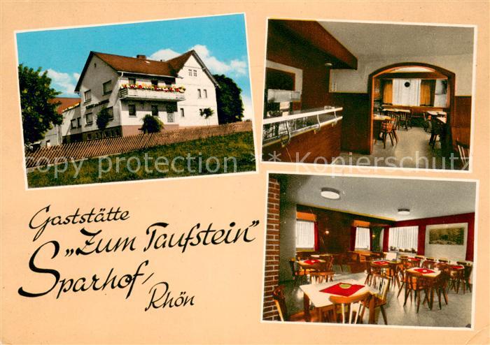 Kalbach Rhoen Gasthaus Zum Taufstein Gastraeume