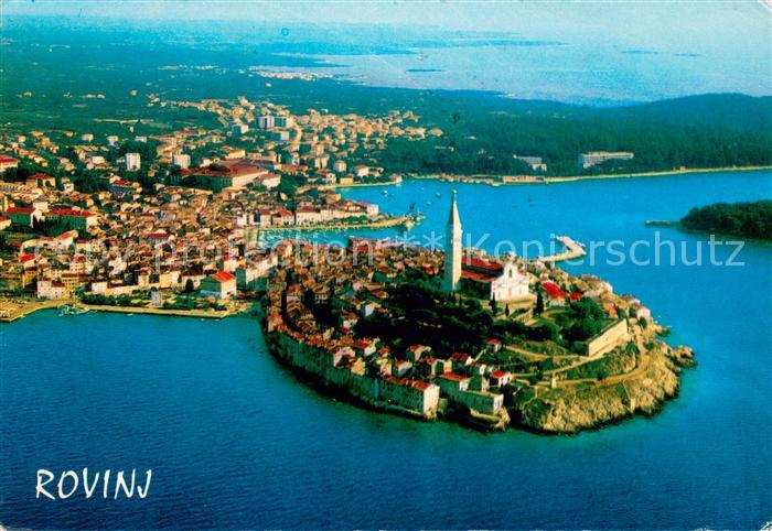 Rovinj Rovigno Istrien Fliegeraufnahme