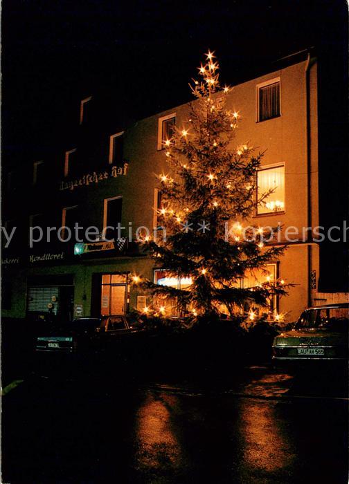 Neuhaus Pegnitz Gasthaus Cafe Bayerischer Hof bei Nacht