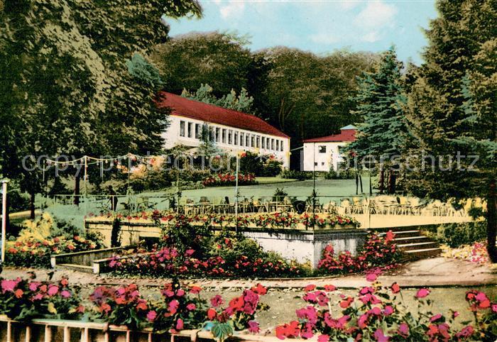 Leichlingen Rheinland Sanatorium Roderbirken Badehaus und Terrasse