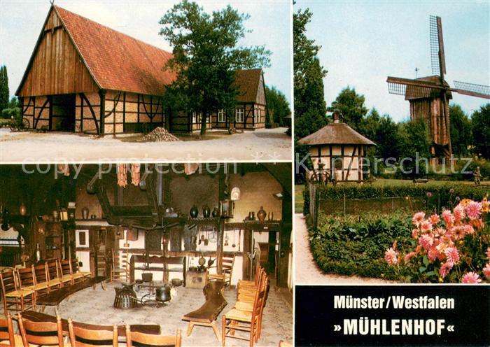Muenster Westfalen Muehlenhof Gastraum Muehle