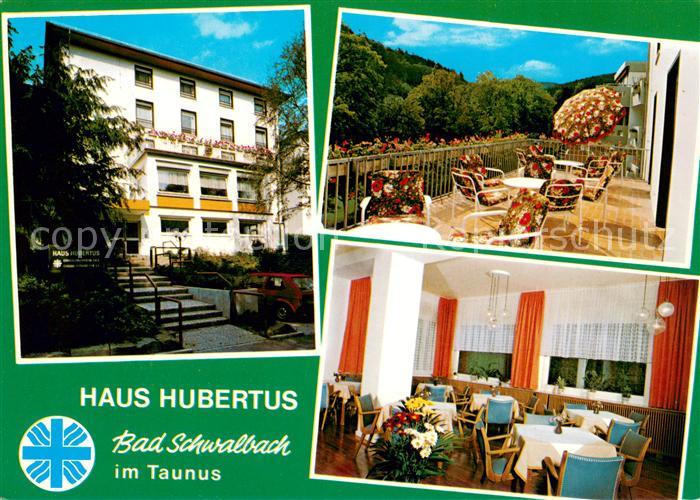 Bad Schwalbach Haus Hubertus Terrasse Gaststube