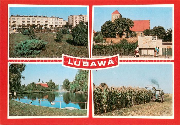 Lubawa Plac XXV lecia PRL Kociol przebudowany Park miejski Zmechanizowane prace