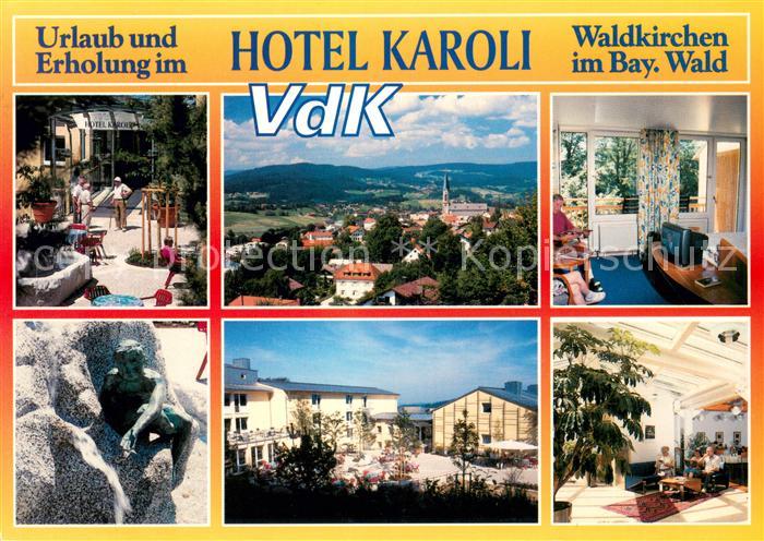 Waldkirchen Niederbayern VdK Hotel Karoli Teilansichten Panorama