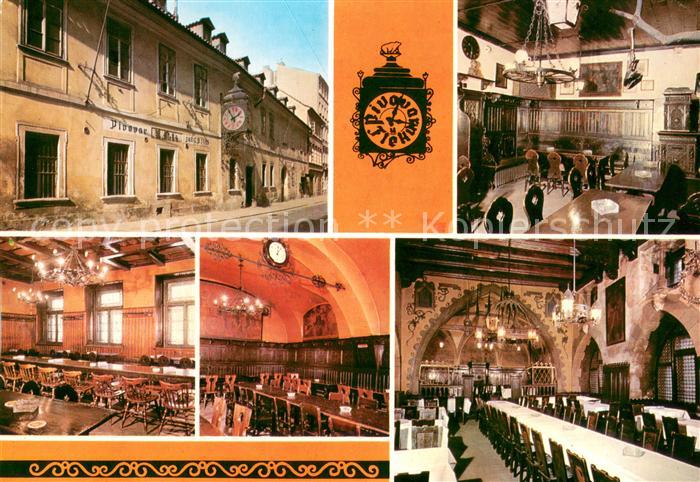 Praha Prahy Prague Pivovar U Fleku Vchod Sal Akademie Velky sal Starocesky sal E