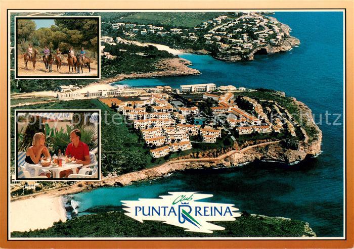 Cala Mandia Club Punta Reina Fliegeraufnahme Reiten Terrasse