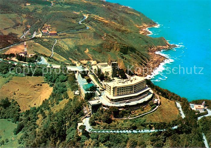 San Sebastian  Pais Vasco ES Hotel Monte Igueldo y vista panoramica aerea
