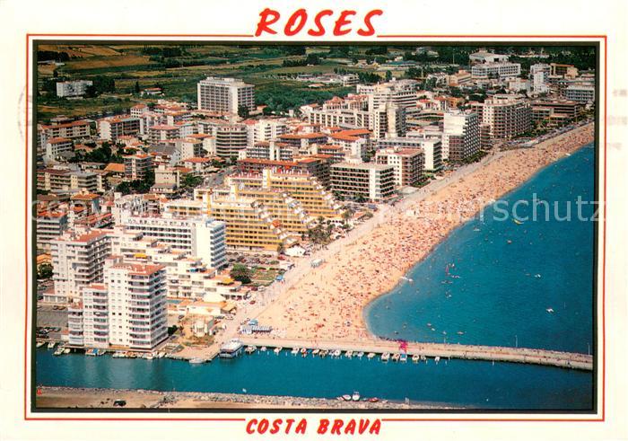 Roses Costa Brava Sta Margareta y Salat Fliegeraufnahme
