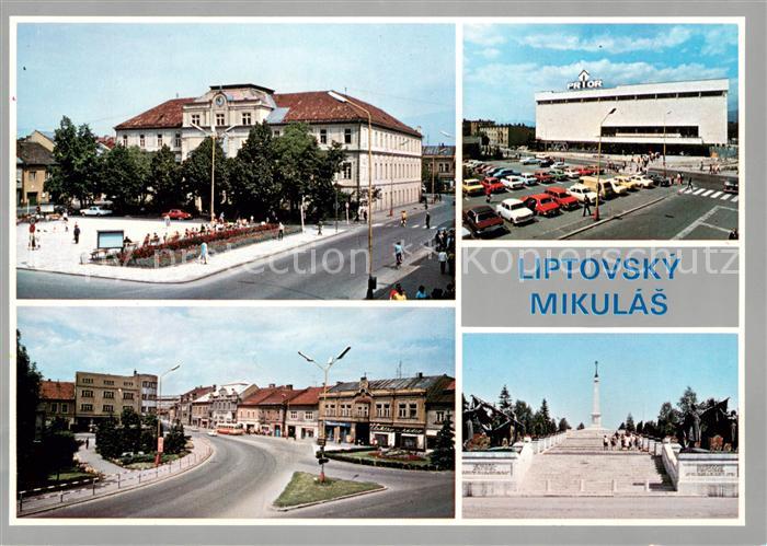 Liptovsky Mikulas Komitatshaus Einkaufszentrum Prior Denkmal Hauptstrasse