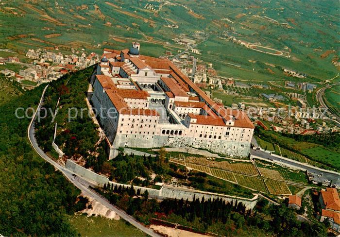 Cassino Abbazia di Monte Cassino vista dall'aereo