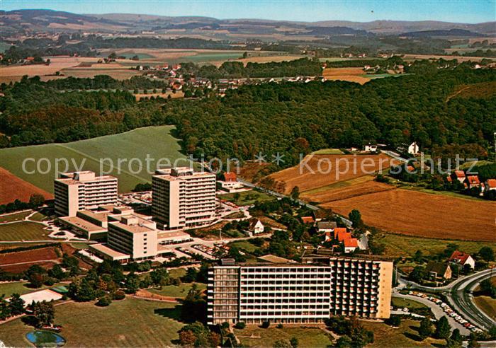 Bad Salzuflen Kliniken am Burggraben und Fachklinik Salztal Fliegeraufnahme