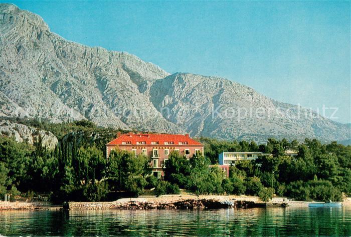 Orebic Hotel Bellevue Berge Ansicht vom Meer aus