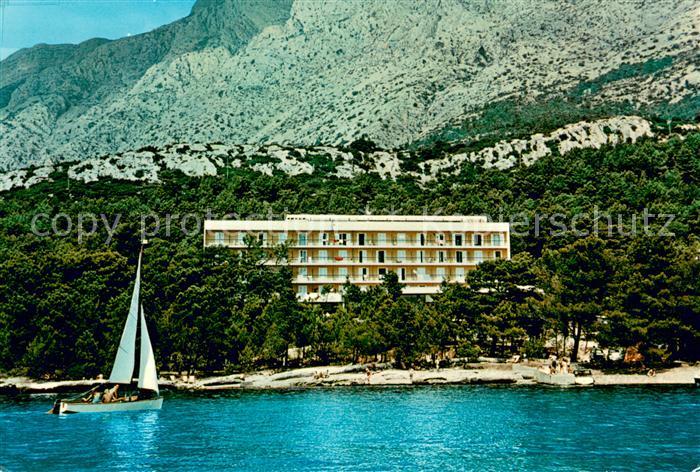 Orebic Hotel Rathaneum Ansicht vom Meer aus