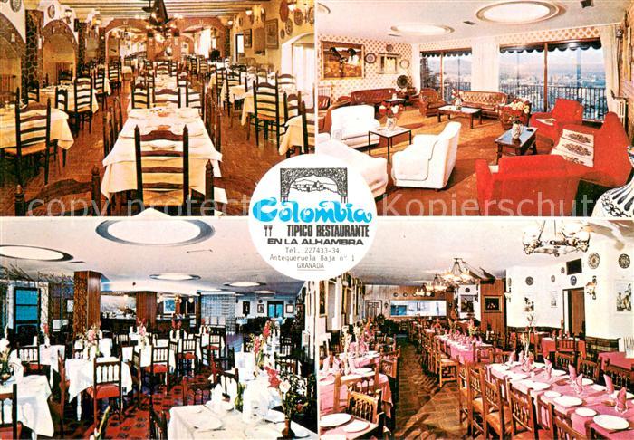 Granada Andalucia Colombia Restaurante en la Alhambra